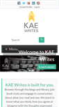 Mobile Screenshot of kaewrites.com